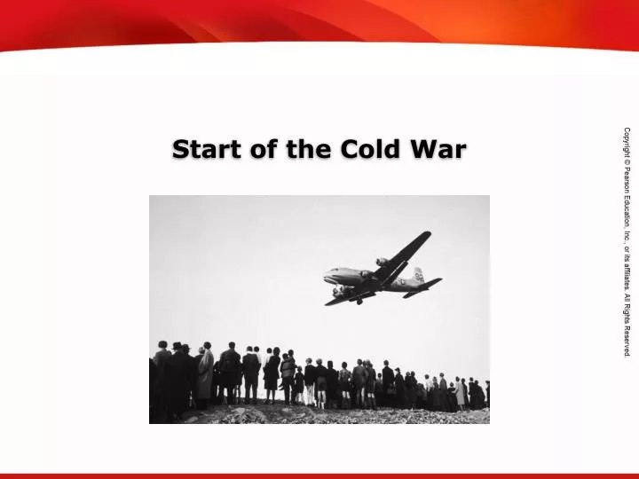 start of the cold war