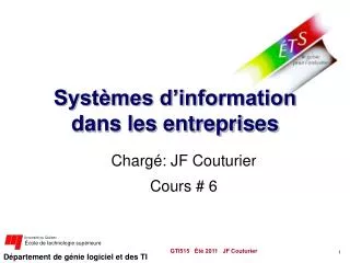 syst mes d information dans les entreprises