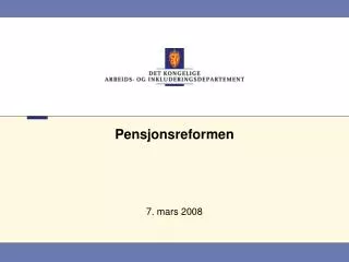 pensjonsreformen