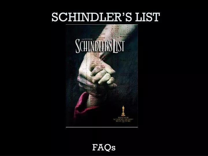 schindler s list