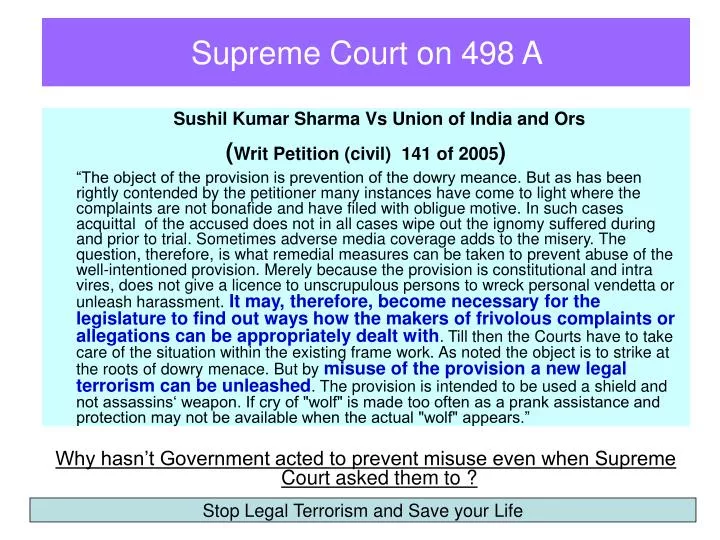 supreme court on 498 a