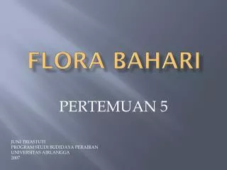 flora bahari