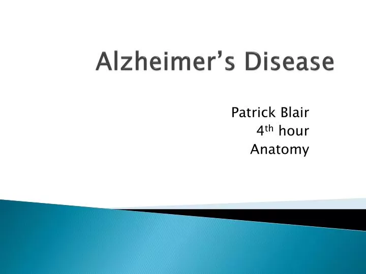 alzheimer s disease