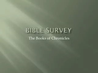Bible survey