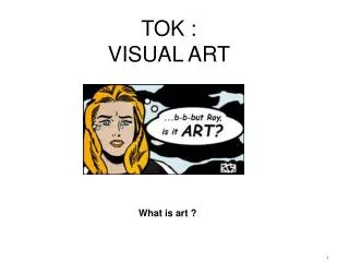 TOK : VISUAL ART