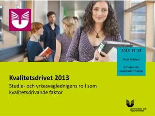 kvalitetsdrivet 2013