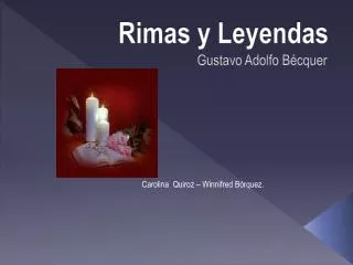 rimas y leyendas