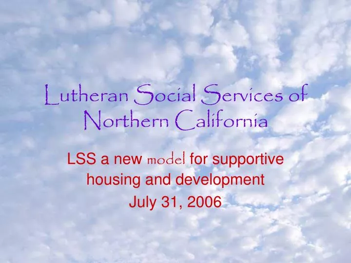 lutheran social services of northern california