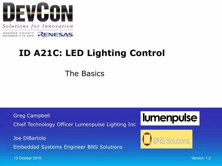 id a21c led lighting control