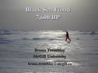 Black Sea Flood 7,600 BP