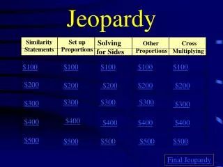 jeopardy