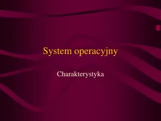 system operacyjny