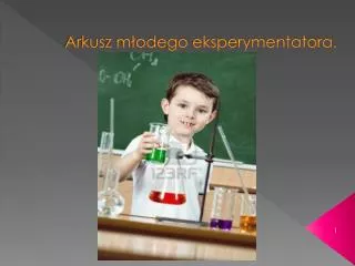 arkusz m odego eksperymentatora