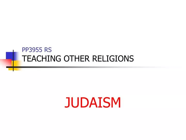 pp3955 rs teaching other religions