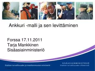ankkuri malli ja sen levitt minen