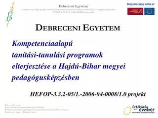 d ebreceni e gyetem
