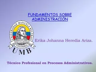 erika johanna heredia ariza t cnico profesional en procesos administrativos