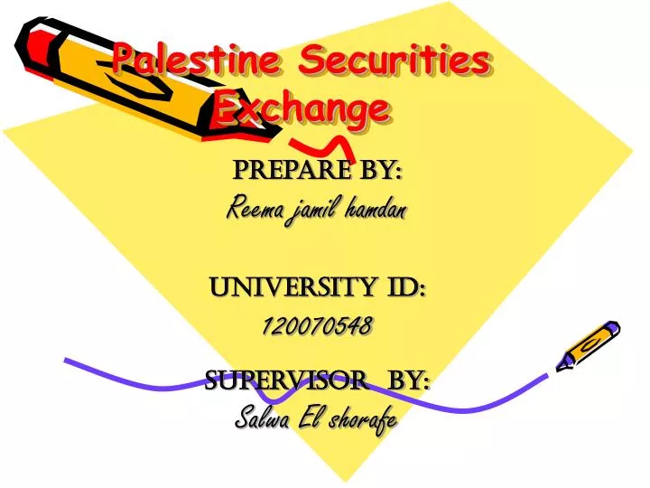 palestine securities exchange