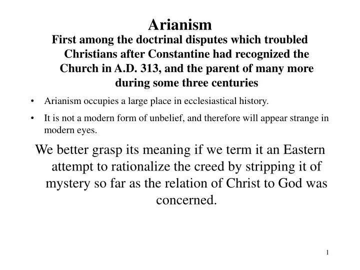 arianism