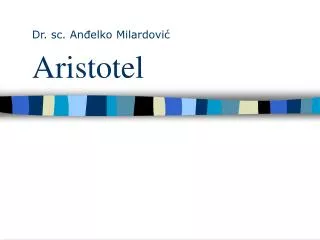aristotel