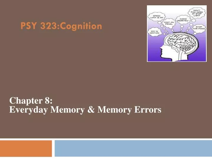 psy 323 cognition
