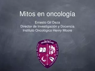 mitos en oncolog a