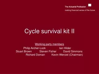 Cycle survival kit II