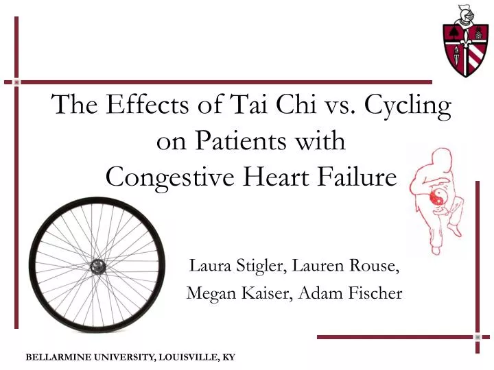 the effects of tai chi vs cycling on patients with congestive heart failure