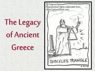 The Legacy of Ancient Greece