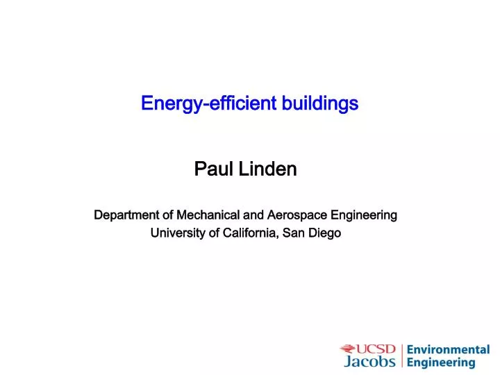 energy efficient buildings