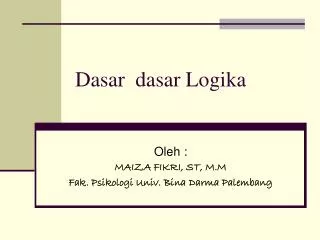 dasar dasar logika