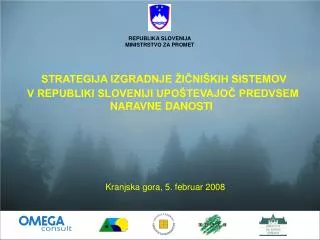 strategija izgradnje i ni kih sistemov v republiki sloveniji upo tevajo predvsem naravne danosti