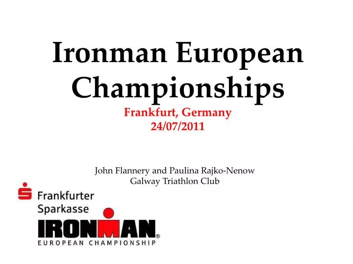 ironman european championships frankfurt germany 24 07 2011