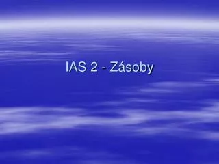 ias 2 z soby