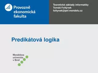 predik tov logika