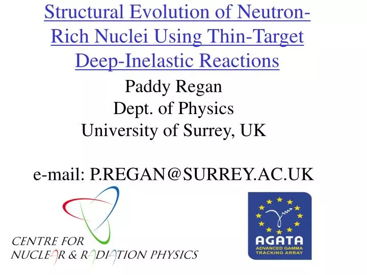 structural evolution of neutron rich nuclei using thin target deep inelastic reactions