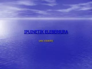 ipuinetik eleberrira