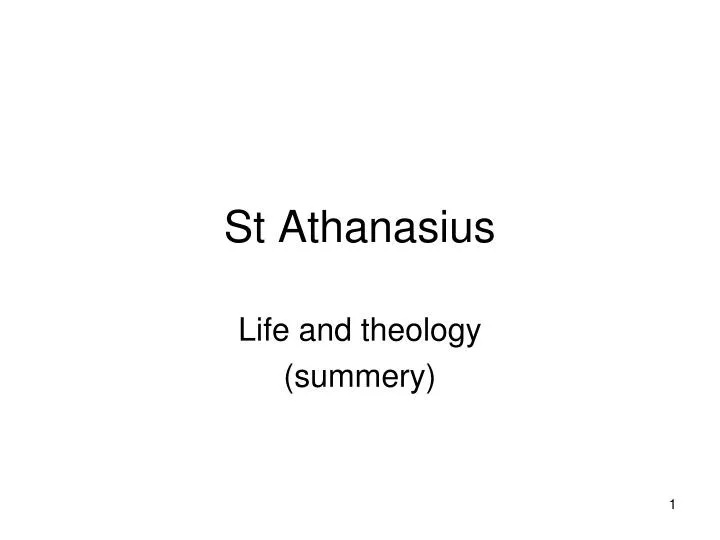 st athanasius