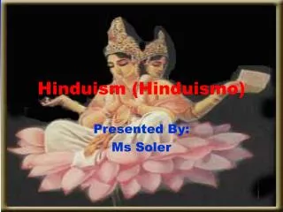 Hinduism ( Hinduismo )