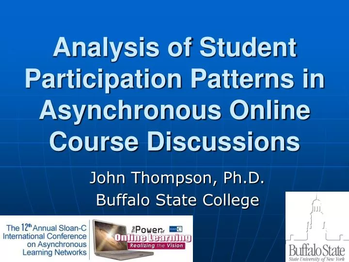 analysis of student participation patterns in asynchronous online course discussions