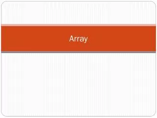 array