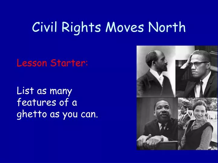 civil rights moves north