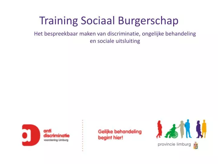 training sociaal burgerschap