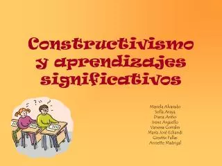 constructivismo y aprendizajes significativos