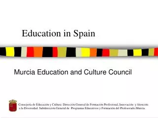 Education in Spain