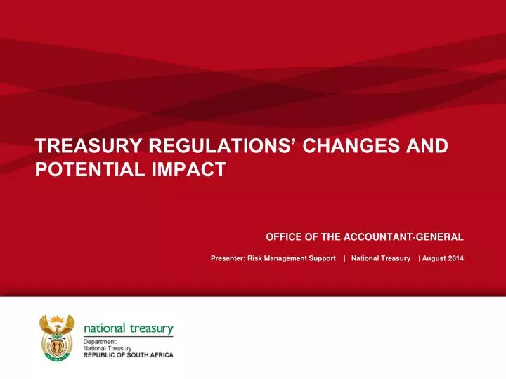 treasury regulations changes and potential impact