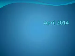 april 2014