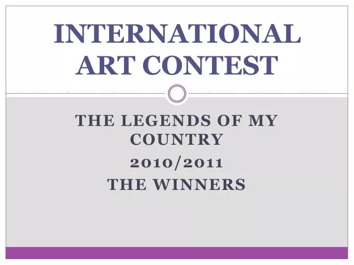 international art contest