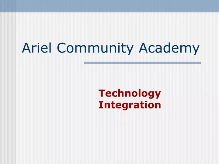 ariel community academy