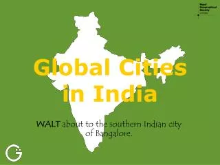Global Cities in India